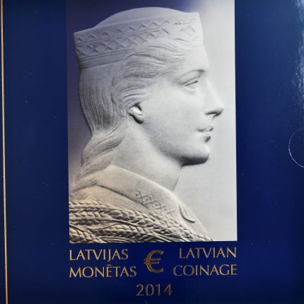 Латвийский банковский набор евро монет 2014 года
