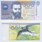 500 EEK seteli, vanha malli