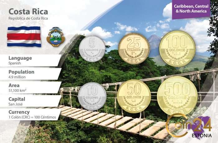 Costa_Rica_(República)_1821-fecha_50427_frente Juego de monedas - Costa Rica - Imagen 1
