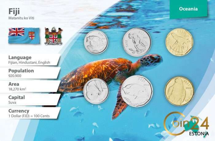 Fiji_(República)_1987-fecha_52308_frente Juego de monedas - Fiyi - Imagen 1