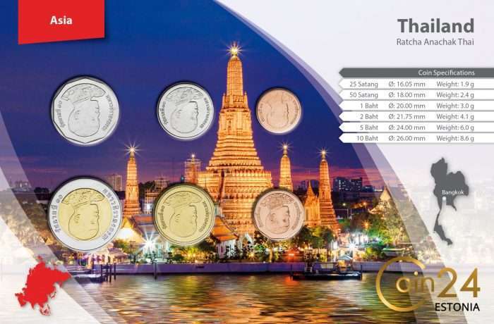 Thailandia_(Regno)_1782-data_54028_indietro Set di monete - Thailandia - immagine 2