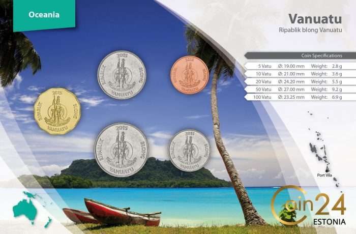 Vanuatu_(República_parlamentaria)_1980-fecha_59422_regresar Juego de monedas - Vanuatu - Imagen 2