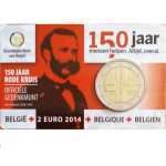 2 euro 2014. Belgio. 150 ° anniversario della Croce Rossa belga