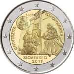 2 евро 2017 года. Словакия. Истрополитанский Университет