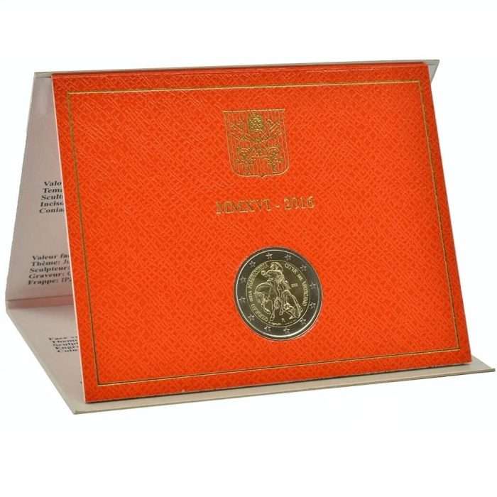 2 euroa 2016. Vatikaani. Misericordia - Image 2