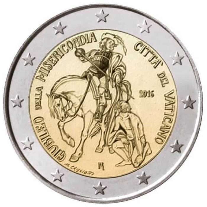 2 euroa 2016. Vatikaani. Misericordia - Image 1