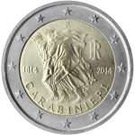 2 euro Italia 2014 - 200 anni dell'Arma dei Carabinieri