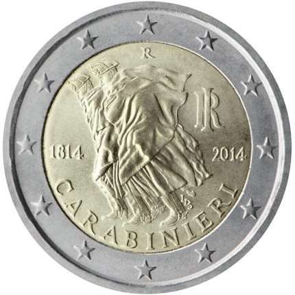 2 euro Italy 2014 - 200 years of the Carabinieri