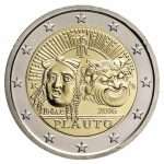 2 евро 2016 года. Италия. 2200 лет со дня смерти Тита Макция Плавта