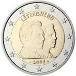 2 euros 2006. Luxemburgo. 25 años para el Príncipe Guillaume