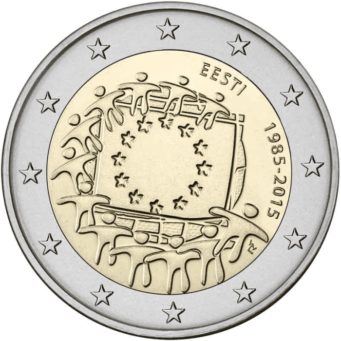 30 aniversario de la bandera de la UE Estonia - Imagen 1