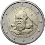 2 euros Italia - 450 aniversario del nacimiento de Galileo Galilei