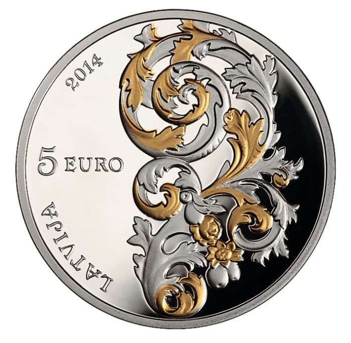 5 Euro Baroque of Courland Kurzeme Baroque (hõbe) - Image 2