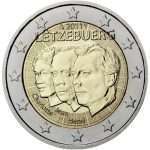 2 euro 2011. Luxembourg. 50th anniversary of the appointment by the Grand-Duchess Charlotte of her son Jean as
