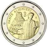 2 euros Italia 2015 - 750 años del nacimiento de Dante Alighieri