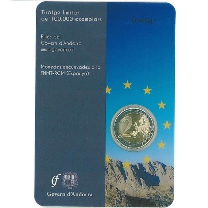 2 euroa 2014. Andorra. Euroopan neuvoston jäsen 20 vuoden ajan - Image 3