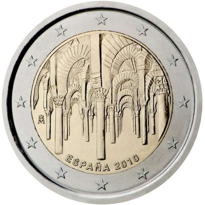 Cordoba’s historic centre – UNESCO World Heritage series 2 euro 2010. Spain. Cordoba’s historic centre – UNESCO World Heritage series - Image 1