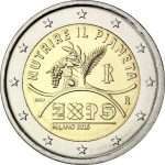 2 euro Italia - 2015. vuosi Milanon EXPO