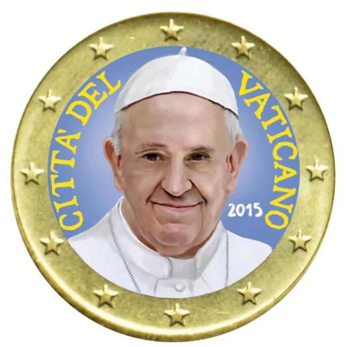Colored coin. 0,5 euro. Francesko. - Image 1