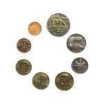 Läti latt – 8 mündist koosnev komplekt UNC