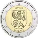 2 euros 2017. Letonia. Latgale