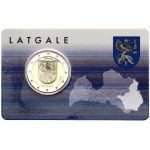 2 euroa 2017. Latvia. Latgale (kolikkokortti)