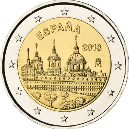 2 euros España 2013 - Monasterio de San Lorenzo de El Escorial