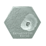 Серебряная монета (5 евро) 2016. Латвия. Рождественские битвы — изображение 3