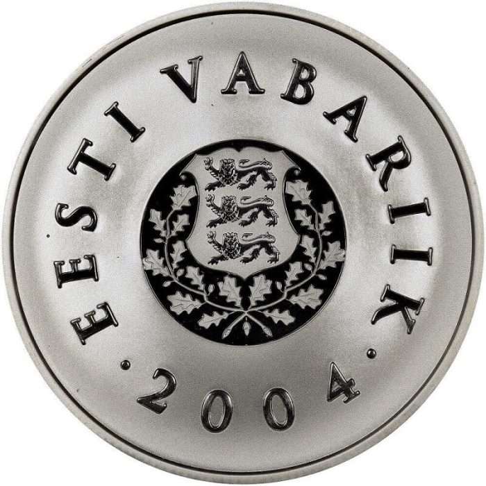 Hopeakolikko Viro 2004 - Viron lippu - Image 3