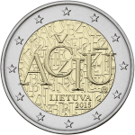2 euro Lituania 2015 - Lingua lituana