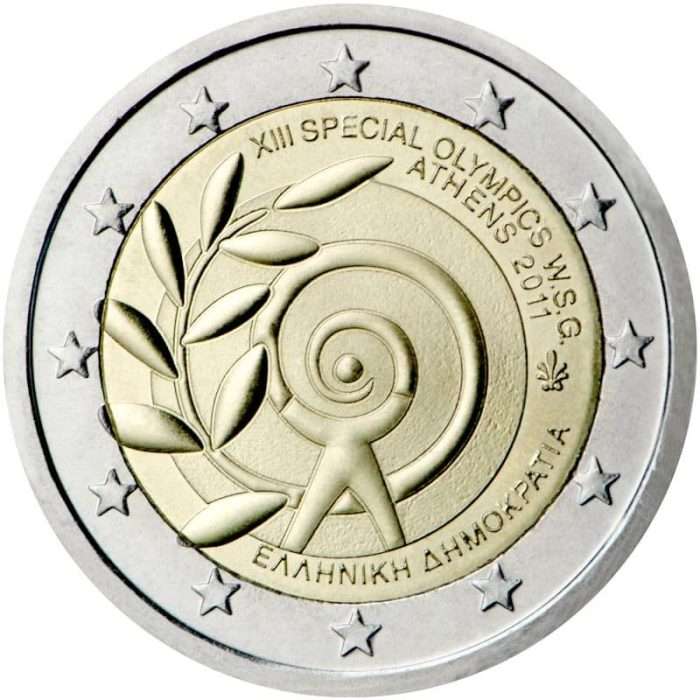 The-Special-Olympics-World-Summer-Games-Athens-2011 2 euro Greece 2011 - The Special Olympics World Summer Games — Athens 2011 - Image 1