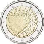 2 евро 2016 года Финляндия - 90 лет со дня смерти поэта Эйно Лейно