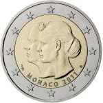 2 euro Monaco 2011 - The wedding of Prince Albert and Charlene Wittstock