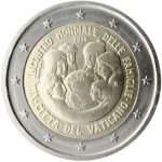 2 Euros Vaticano 2015 - VIII Encuentro Mundial de las Familias - Filadelfia