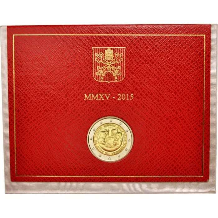 2 Euros Vaticano 2015 - VIII Encuentro Mundial de las Familias - Filadelfia - Imagen 2