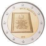 2 eurot Malta 2015 – Malta Vabariigi väljakuulutamine 1974. aastal