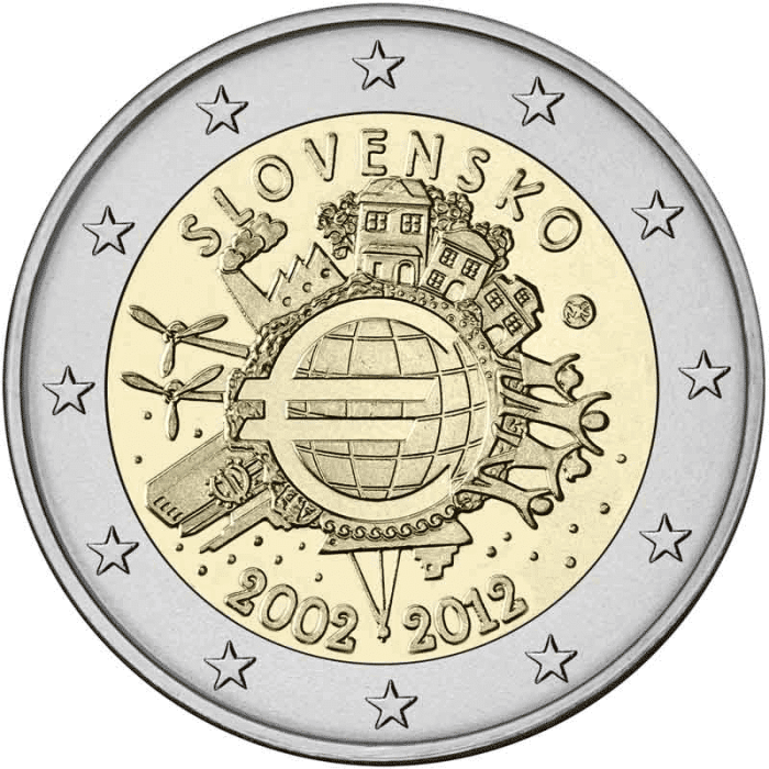 Kümme aastat europangatähti ja -münte - Image 1