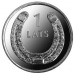 1 Латвийский лат - Подкова вверх