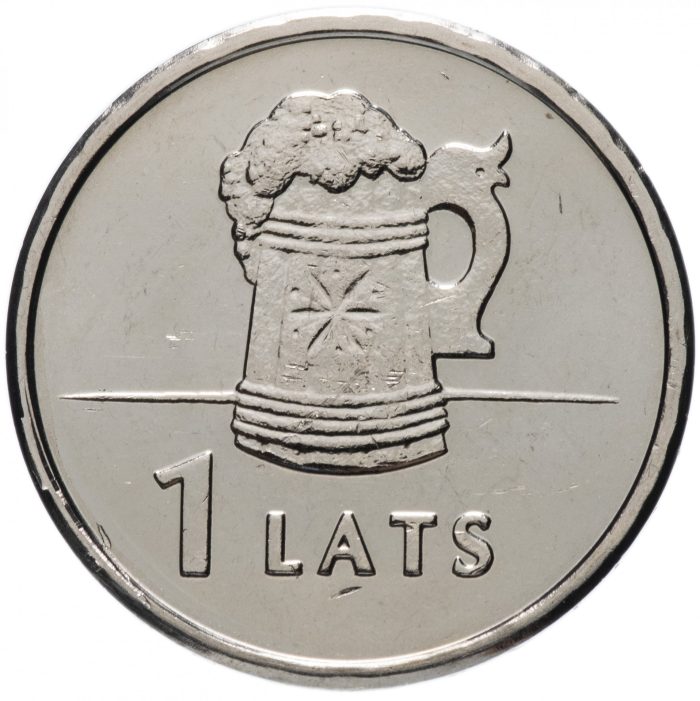 1 Lat letón - Jarro de cerveza - Imagen 1