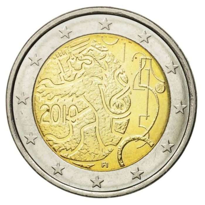 2 euros Finlandia 2010 - Moneda Decreto de 1860 que otorga a Finlandia el derecho a emitir billetes y monedas - Imagen 1