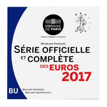 Банковский набор евро 2017 года. Франция