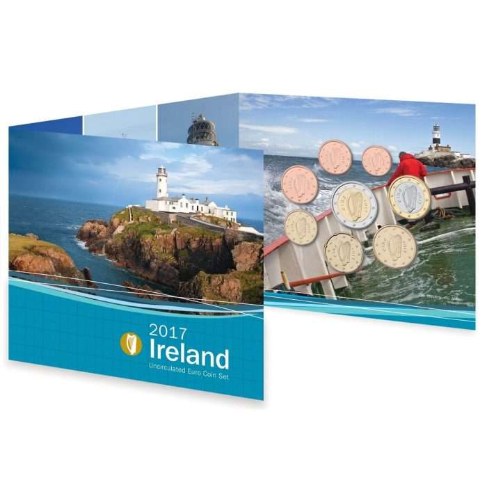 Ireland-Euro-Coinset-Lighthouses-Coast-Guard- Банковский набор евро 2017 года. Ирландия — изображение 1