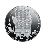 Moneda de plata (5 euros) 2017. Letonia. Guantelete del anciano - Imagen 3