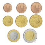 España euro series 1 centavo - 2 euros en el bolsillo (nuevo diseño)