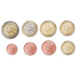 Lithuania euro set 1 cent - 2 euro (mix years)