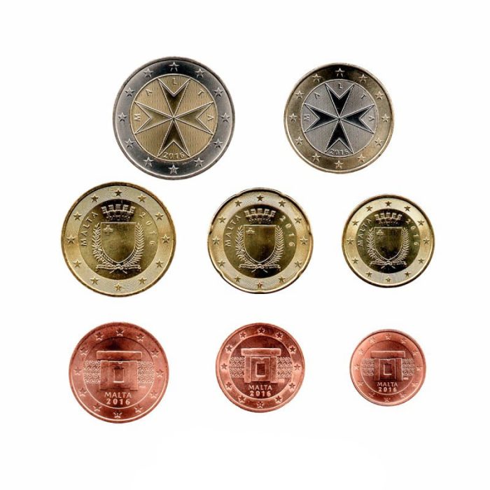 Malta euro set UNC - Imagen 1
