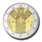 2 eurot Leedu - Balti riikide 100. aastapäev