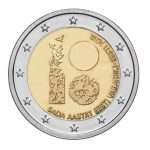 2 евро Эстония 2018 - 100 лет Эстонской Республике