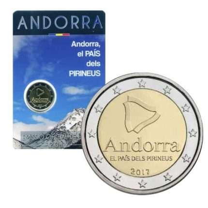 Andorra 2 euros 2017 - país en los Pirineos