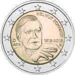 2 евро 2018. Германия. Гельмут Шмидт